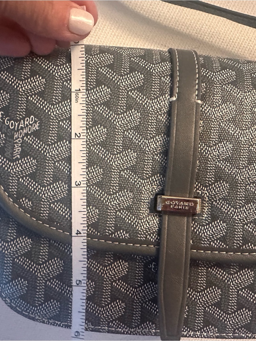 Goyard-Style Crossbody Bag in Black and Brown. MIRROR QUALITY - Picture 8 of 9